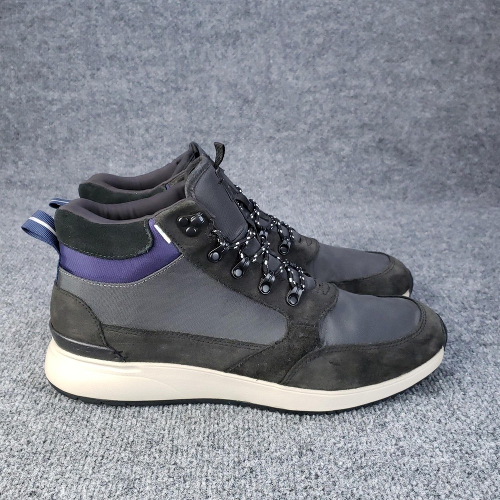 Toms Skully Boots Mens Size 11.5 Gray Black High‎ Top Shoes Hiking Outdoor